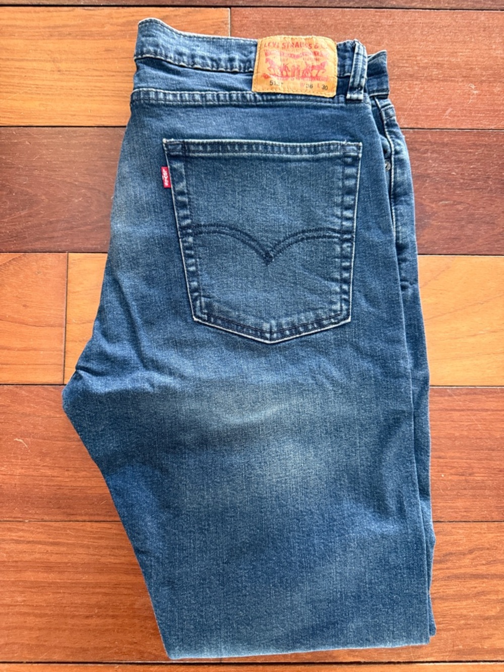 Levi's Men's Dark Blue Straight Jeans